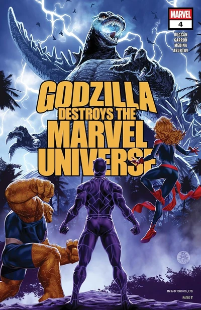 Godzilla Destroys The Marve...