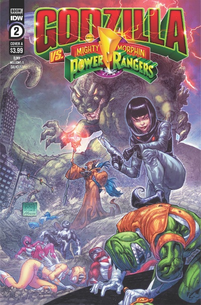 Godzilla vs. The Mighty Morphin Power Rangers #2