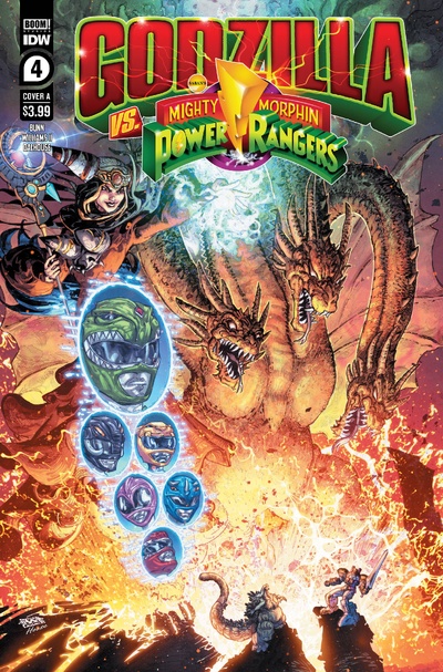 Godzilla vs. The Mighty Morphin Power Rangers #4
