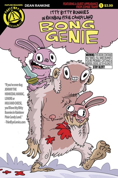 Itty Bitty Bunnies In Rainbow Candyland: Bong Genie